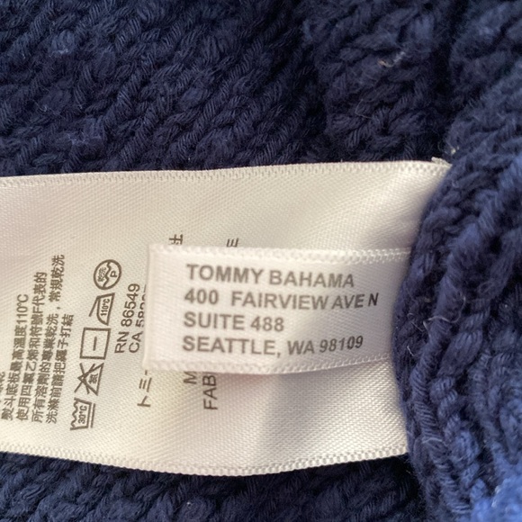 Tommy Bahama Eden Bay Tassel Tunic Beach Sweater embroidered tassel ties Size M - Picture 16 of 16